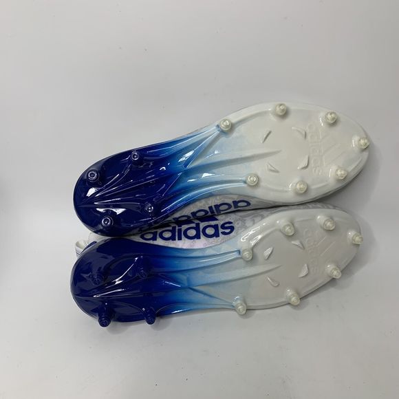 Adidas Football Cleats Adizero Reign Young King Mens Size 11 FU6707 Floral Blue